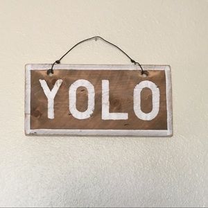Brandy Melville Wooden sign